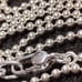 GUCCI Gucci Necklace Ball Chain 50cm 925 Silver