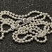 GUCCI Gucci Necklace Ball Chain 50cm 925 Silver