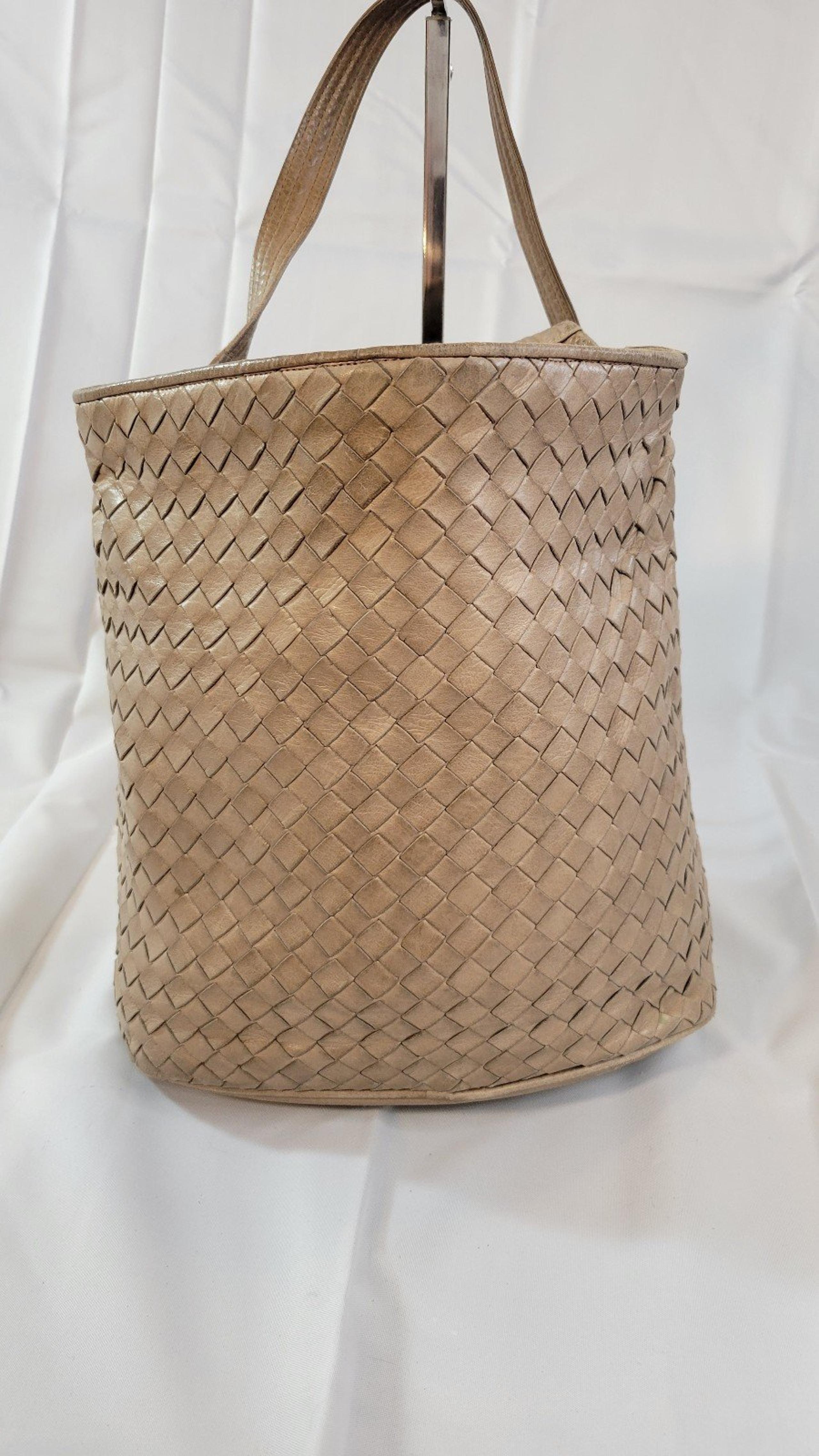 Bottega Veneta Woven Lambskin Leather Shoulder Bag