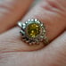 Rare Find Your Sun intact candle (earrings inside) with Sunflowers size 7 ring