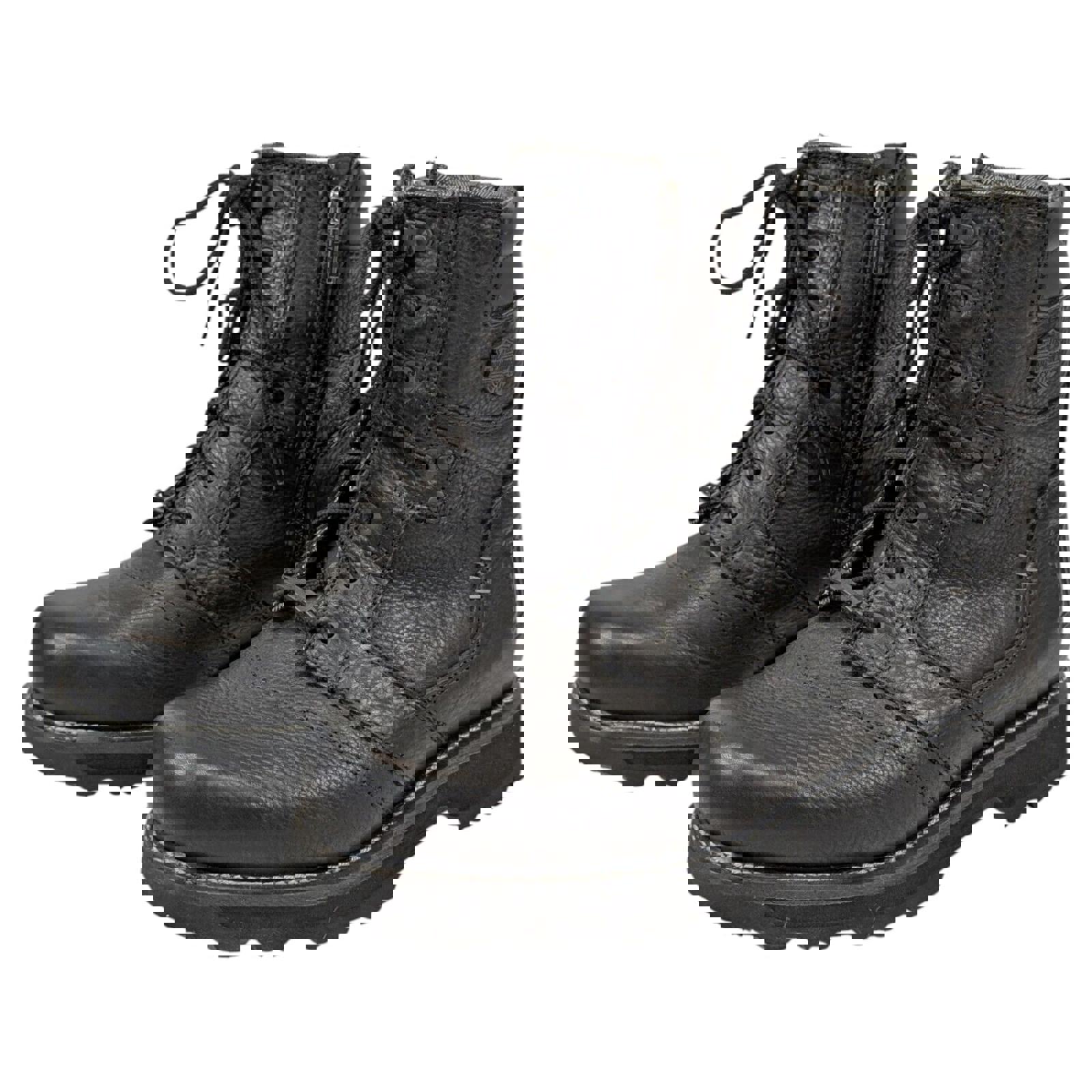 Harley-Davidson Motorcycle Boots Size 11 D96026 Jay Black Leather Riding Biker