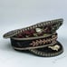 Steampunk Burning Man Captain Black Burgundy Leopard Sequin Hat Spider Jewelry