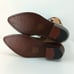 Free People EU 38 Roundhouse Stitch Boots Tan Brown Western Suede Embroidered