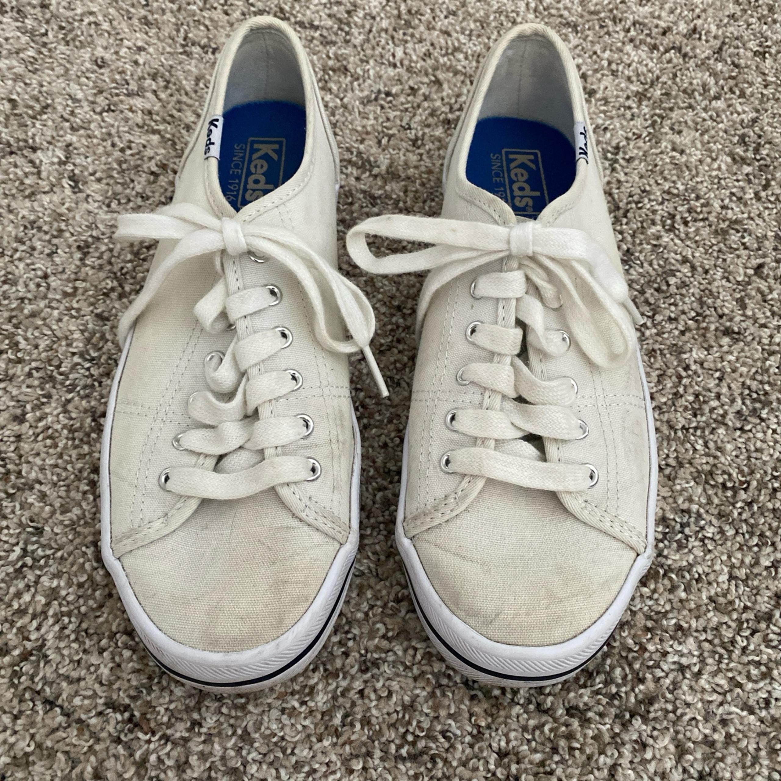 White Keds trainers, size woman 5.5 #Keds #Trainers