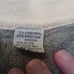 Gray/White Lambswool Collared Sweater