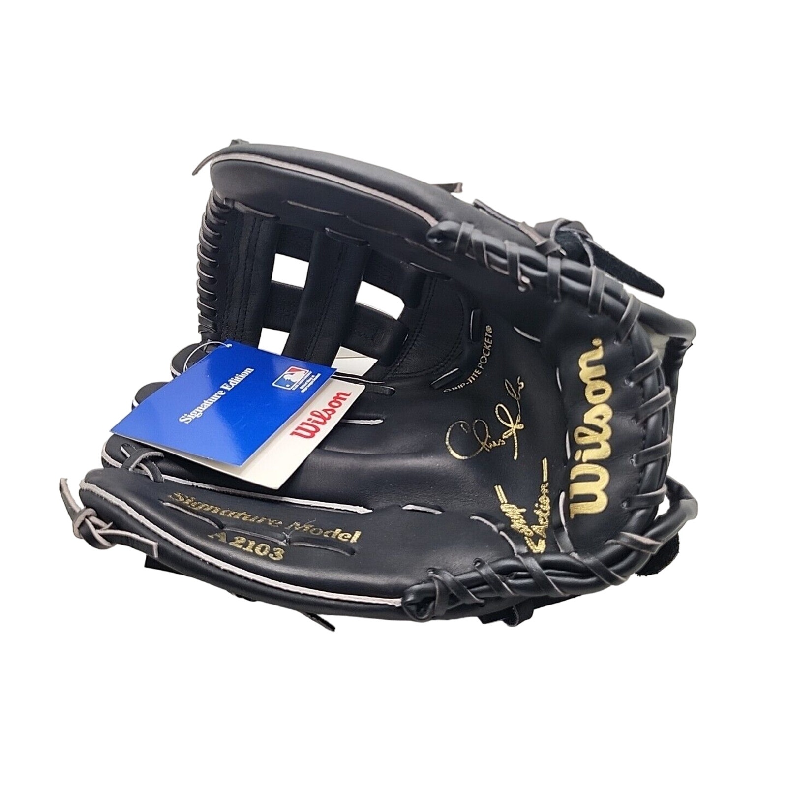 New Wilson A2103 Chris Sabo Signature Edition Black Leather LHT Baseball Glove