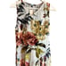 Anthropologie NWT Sheer White Floral Asymmetrical Midi Dress