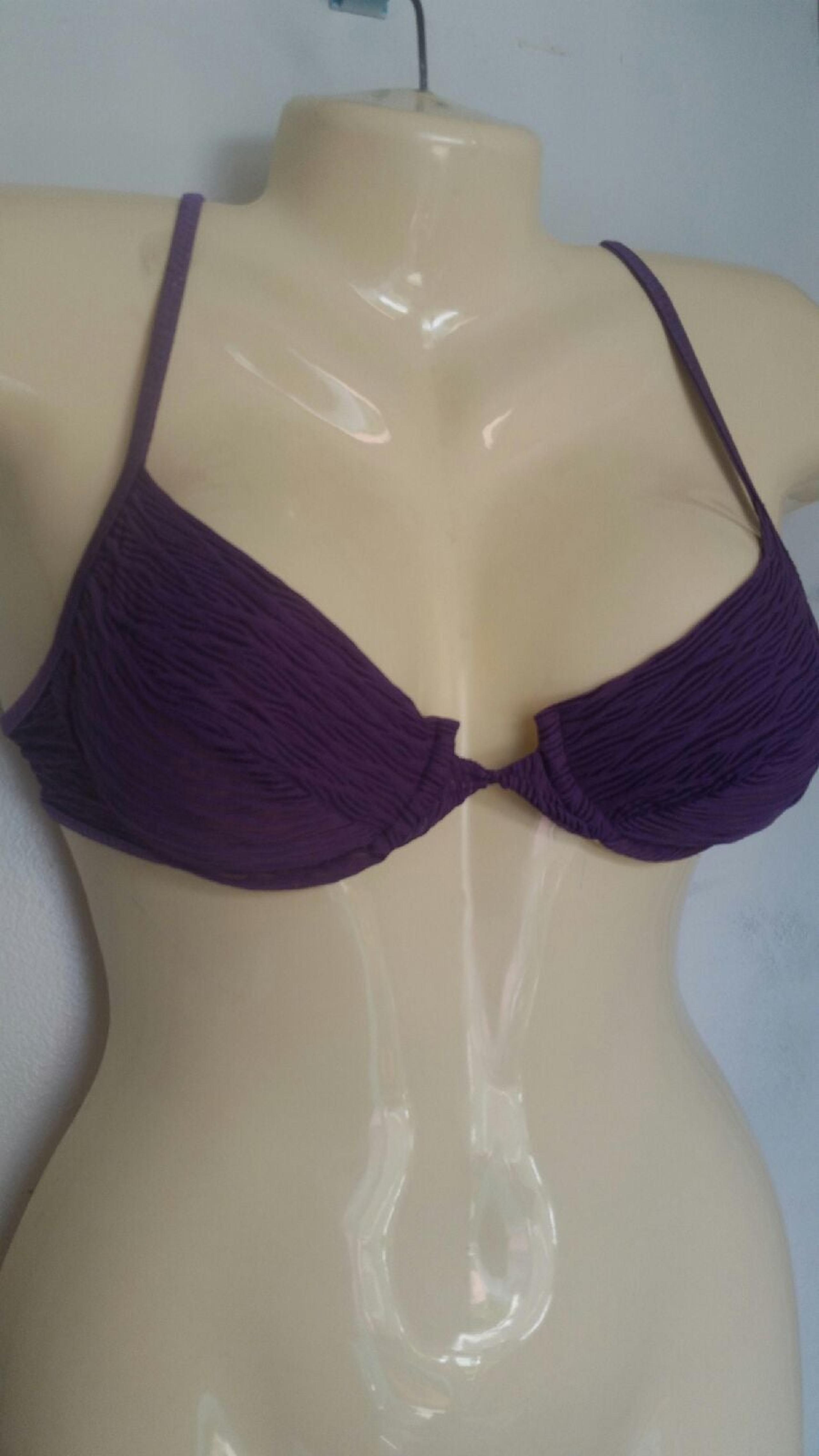 M 7/8 PURPLE PUSH UP Pad Bikini Swimsuit