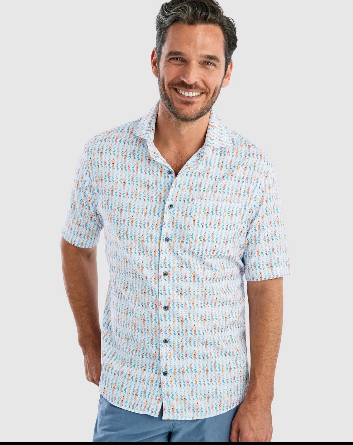 Johnnie o button shirt xxl