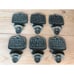 6 Cast Iron Bar Open Wall Mount Openers, Beer Bottle Opener, Bar