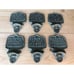 6 Cast Iron Bar Open Wall Mount Openers, Beer Bottle Opener, Bar