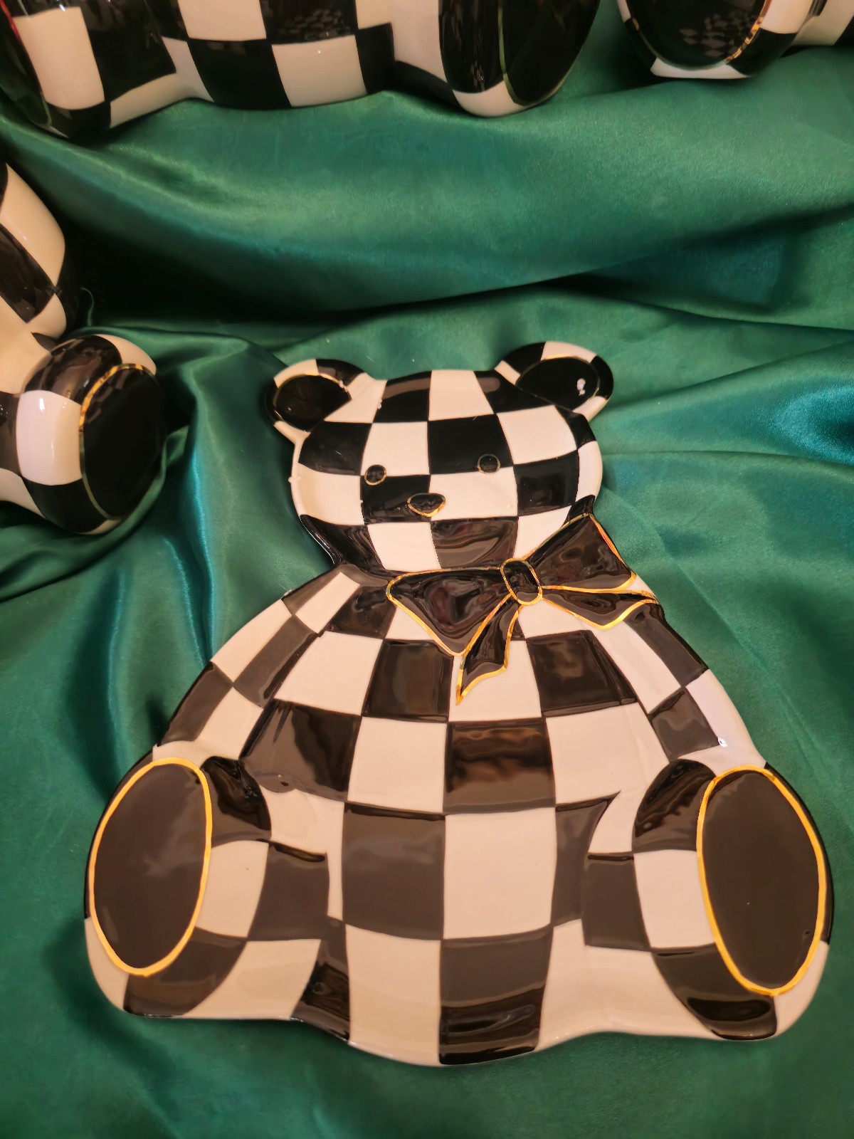MacKenzie Childs bear plate