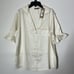 Nasty Gal Recycled Satin Ruffle Shorts Pajama Set Champagne Set Size 4