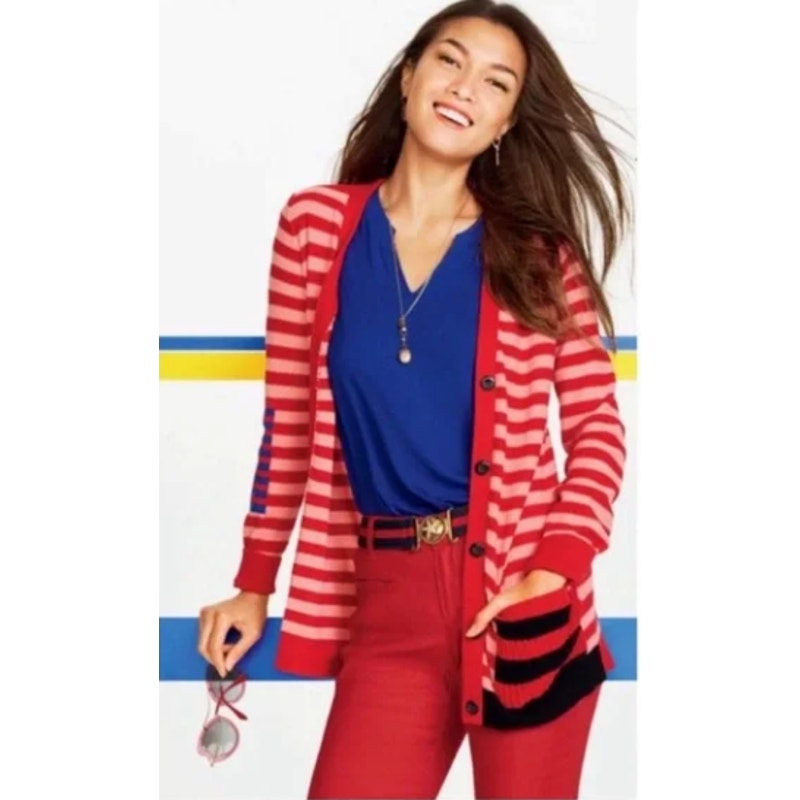 Cabi 5446 Striped Picnic Cardigan