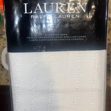 Lauren Ralph Lauren Cream Lucie Open Weave Euro Cotton Sham
