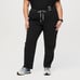 FIGS 1SW200005 High Waisted Yola with Yoga Waist Band Black Scrub Pants Size 3XL