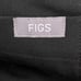 FIGS 1SW200005 High Waisted Yola with Yoga Waist Band Black Scrub Pants Size 3XL