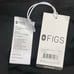 FIGS 1SW200005 High Waisted Yola with Yoga Waist Band Black Scrub Pants Size 3XL