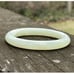 Vintage Jade Bangle Bracelet Apple Light Natural - 235 carats