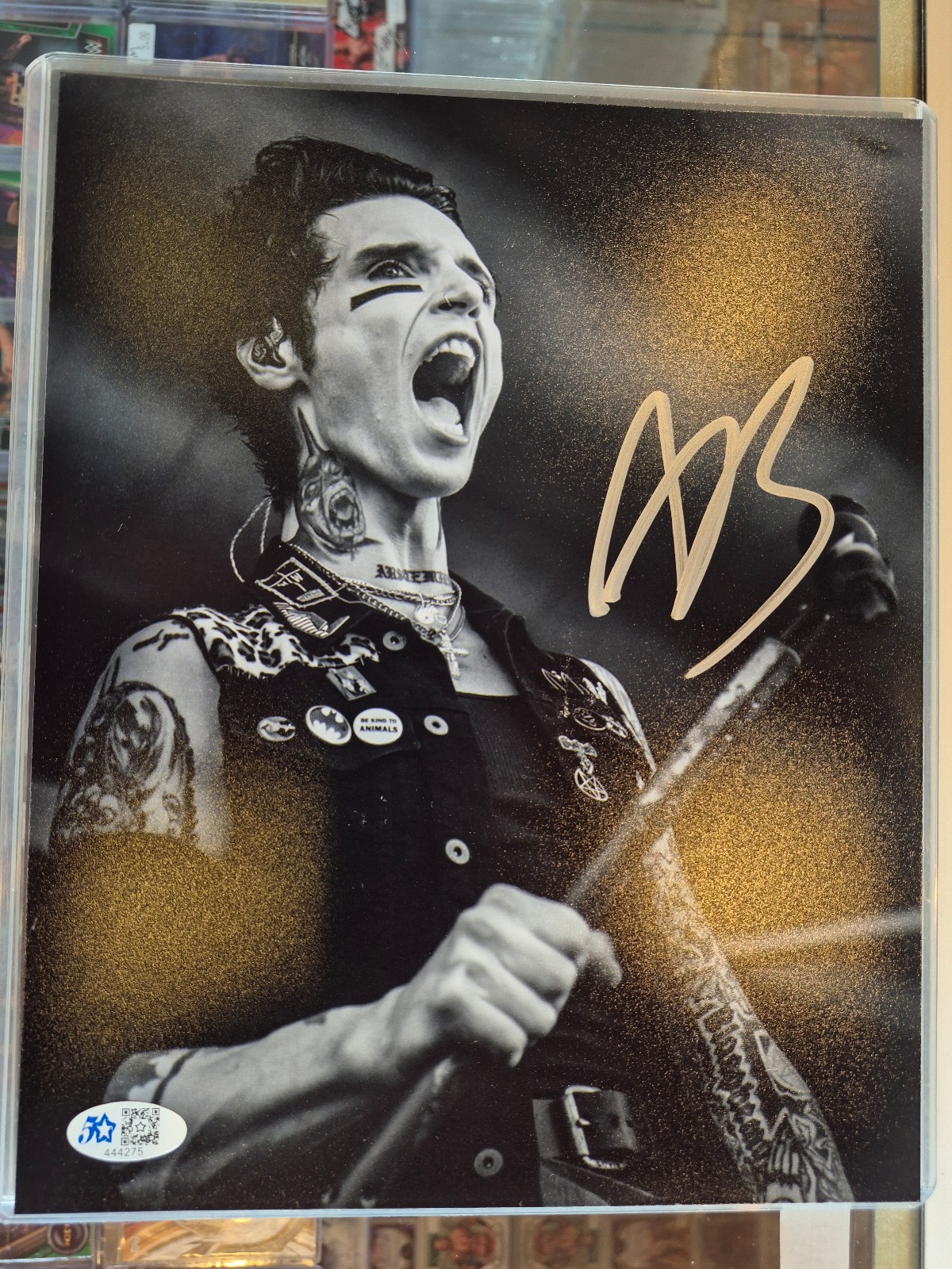 Andy Biersack aka Andy Black Autographed 8x10 Photo Print