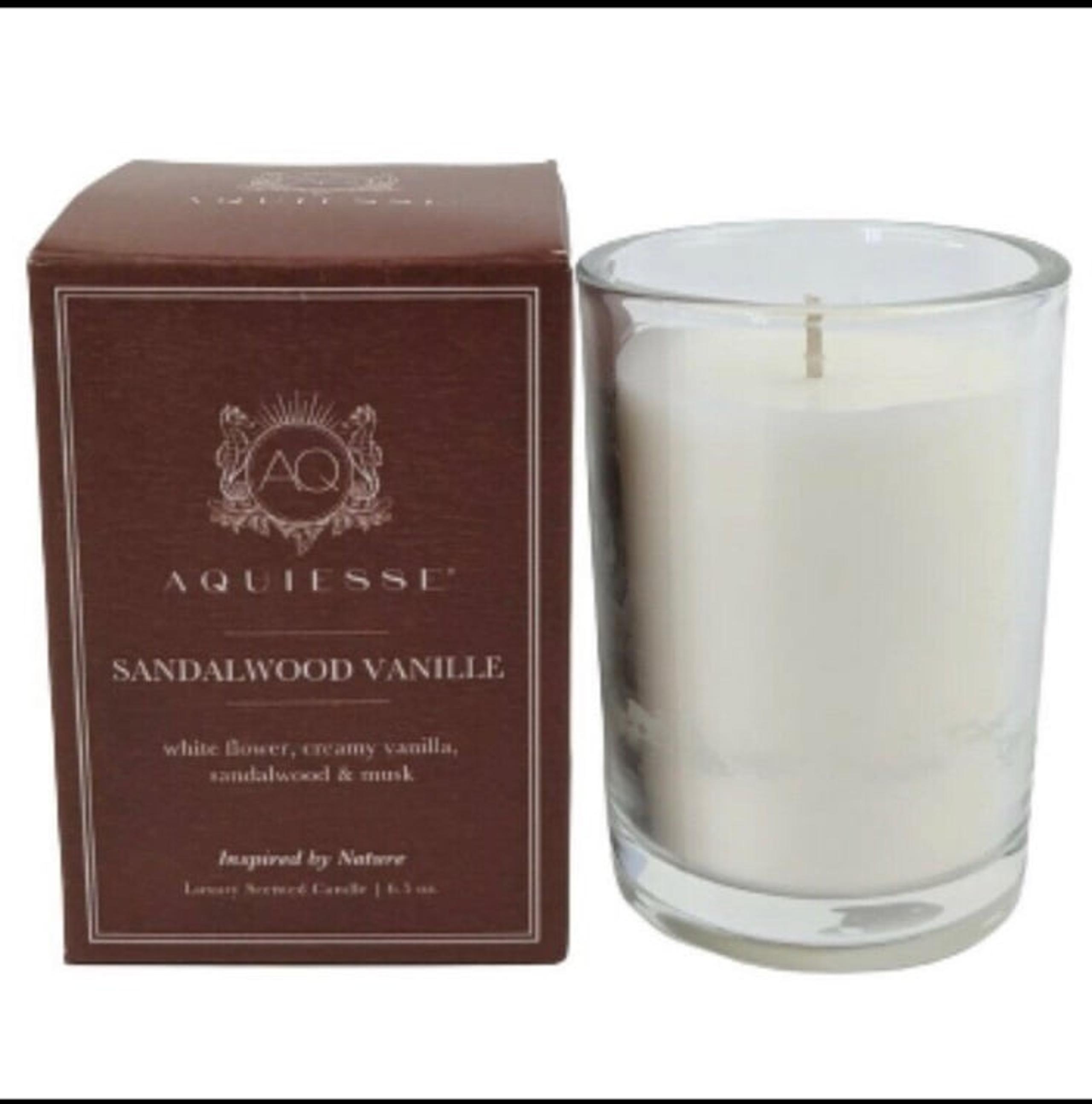 Aquiesse Luxury Candle Sandalwood Vanille