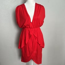 Alice + Olivia Base Red Tulip Dress *estimated size small