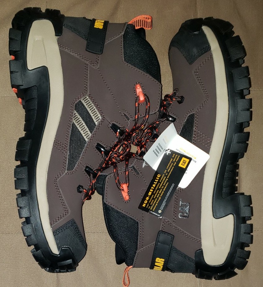 Caterpillar Invader Mid Vent Composite Toe Work Boot (P91663) Men's Size 13
