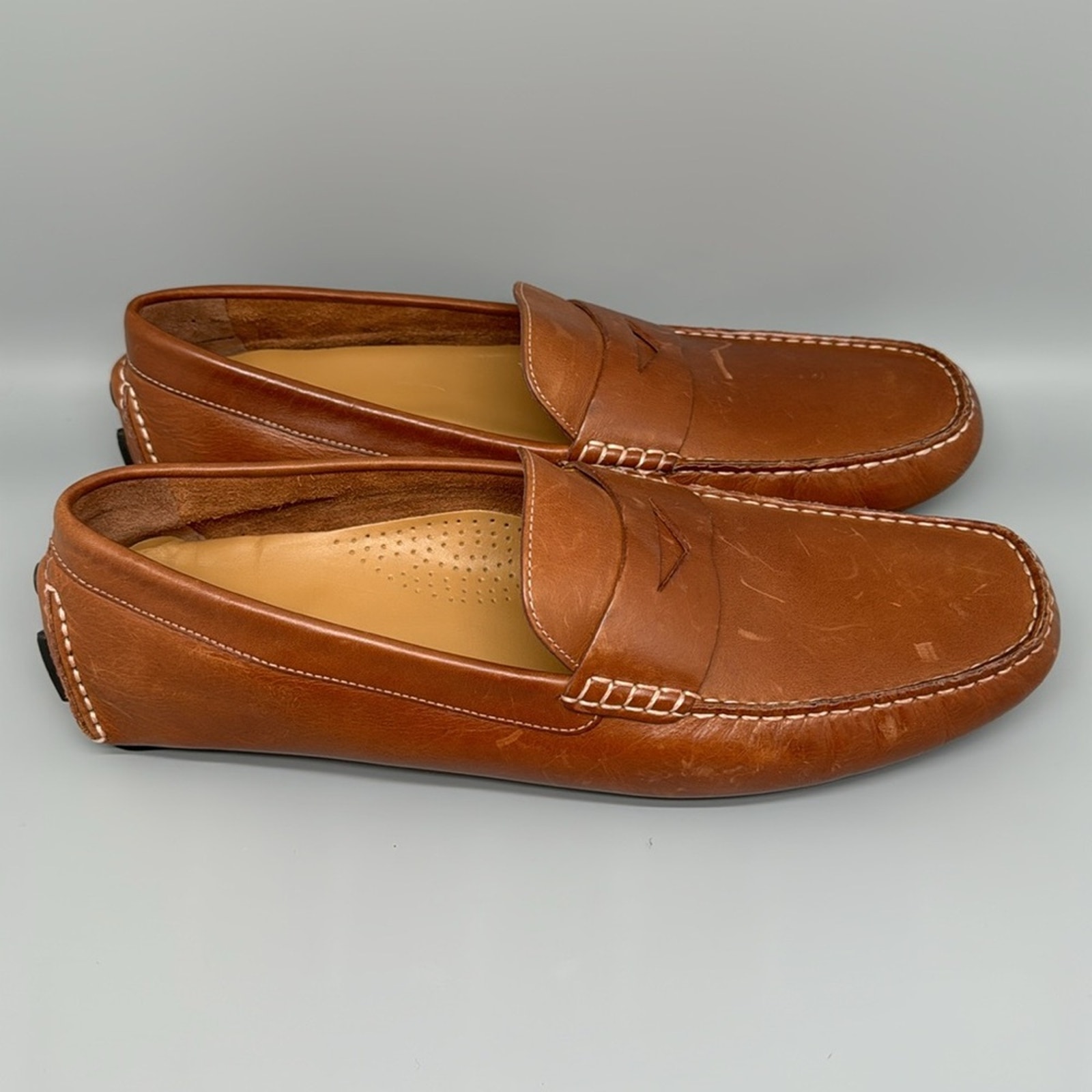 Cole Haan Howland Leather Penny Loafers C04534 Men's Sz 13