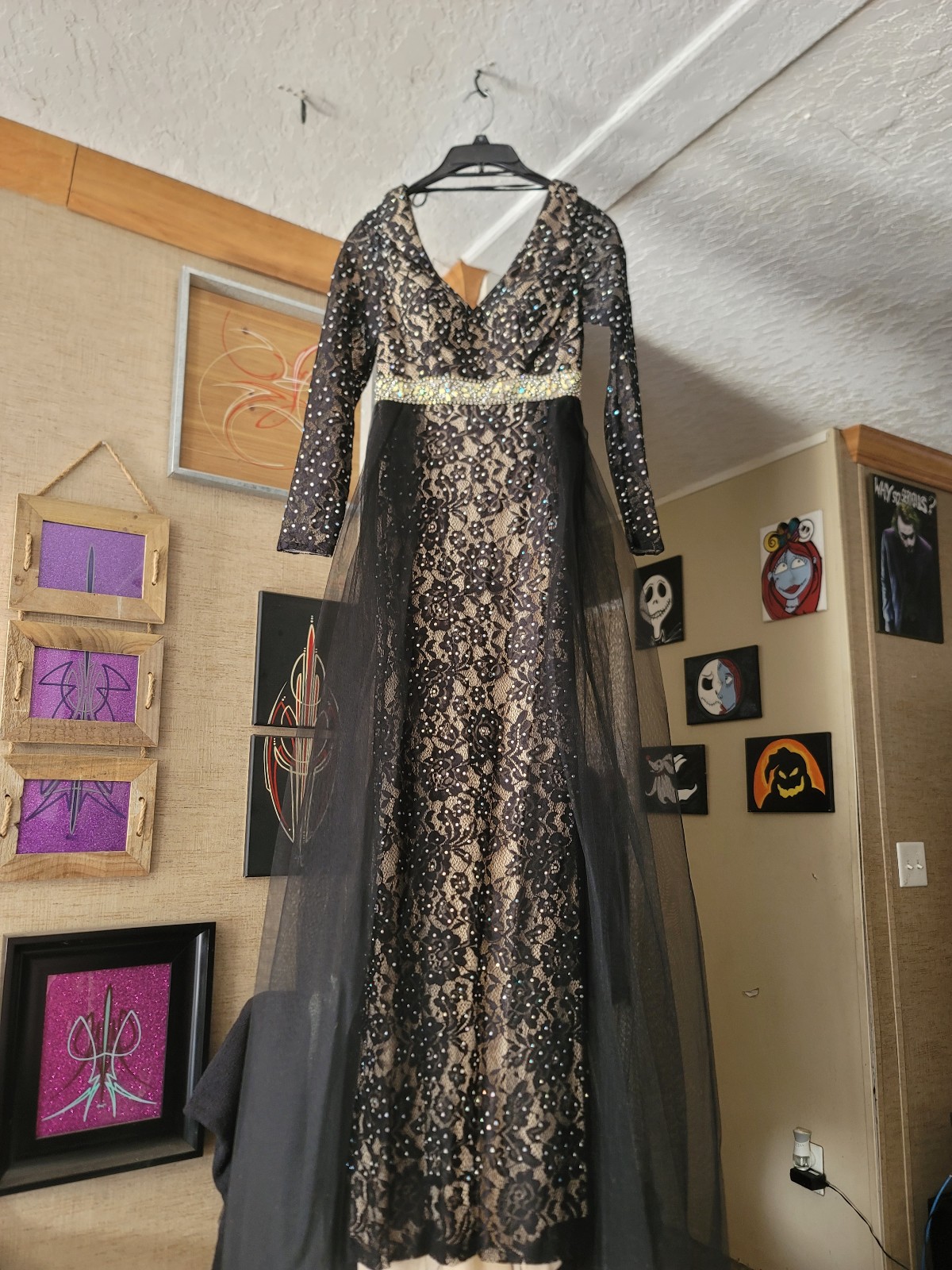 Randy Asymmetrical Buckle Tweed Dress mini
