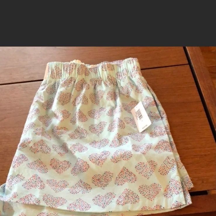 GAP BY LOVE PJ SHORTS. NWT BLUE W HEARTS size Small