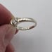 Size 7 Sterling Silver Triple Round Cubic Zirconia Gems Ring A3064