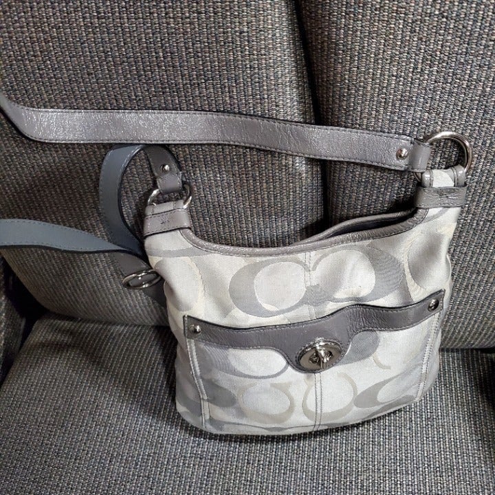 Nwot Coach Penelope Signature Optic Shoulder Bag Purse