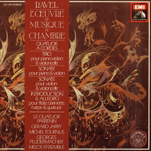 Rave, Quatuor Parrenin Gérard Jarry Michel Tournus Vinyl Album