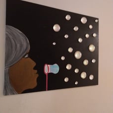 3D bubble painting