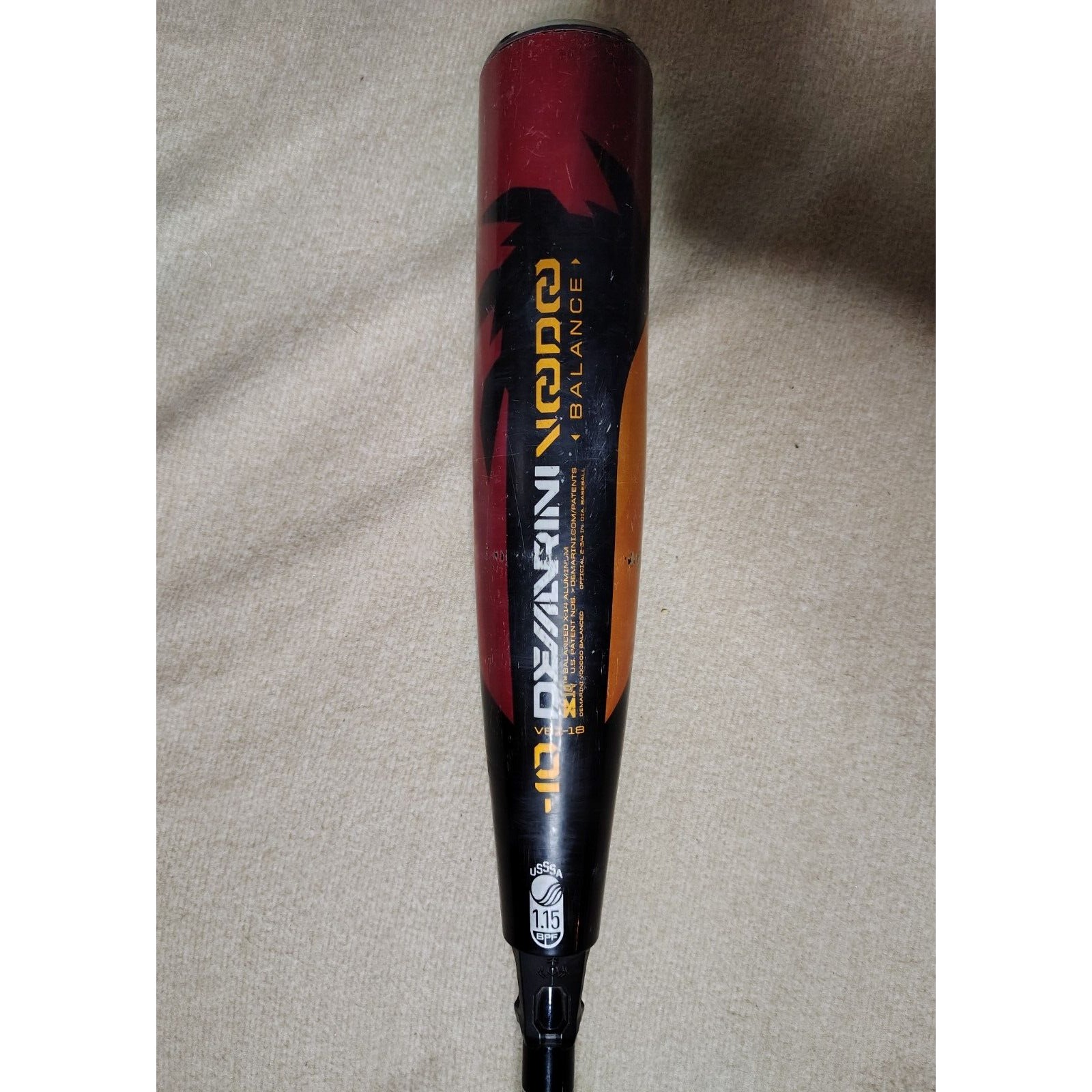 Demarini Voodoo VBZ-18 2 3/4 (-10) 31 21 OZ USSSA Baseball Bat