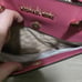 NWT Women's Michael Kors Leather Pink Purse Emmy Tulip Handbag Large Tote Bag