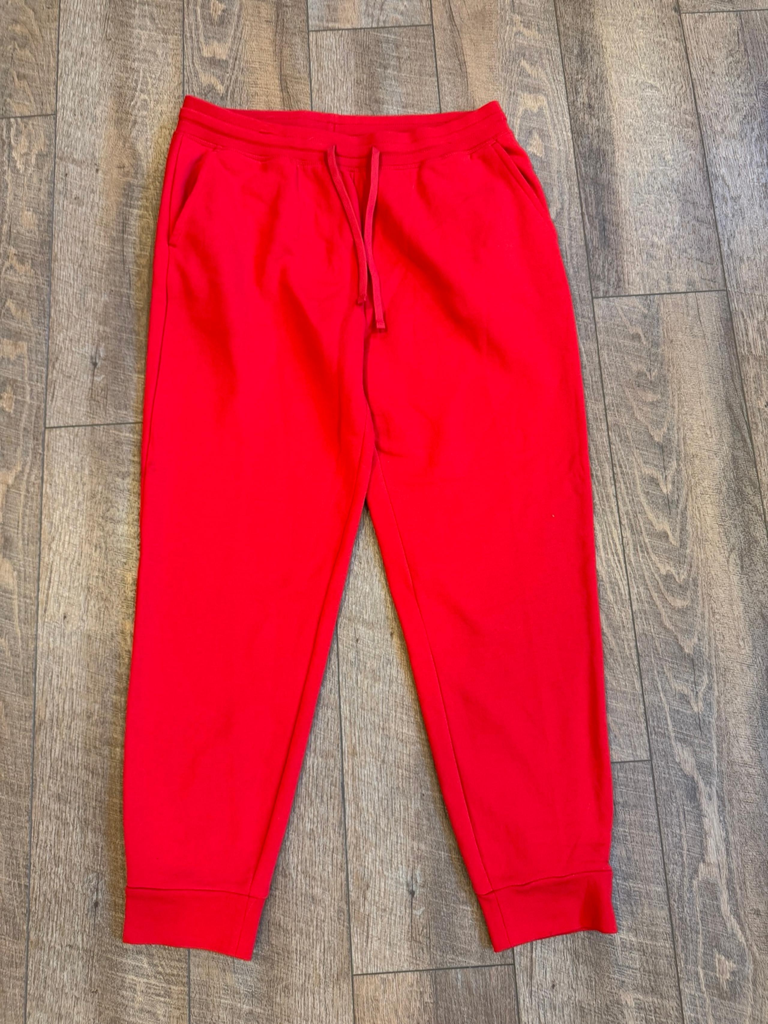 Men’s Red Tek Gear Sweatpants Ultrasoft Fleece - Size Large