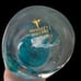 DYNASTY GALLERY Large Glow Blue Glass Jellyfish Paperweight