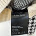 & Other Stories Houndstooth Half-Zip Pullover Sweater Alpaca Wool Blend XS