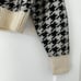 & Other Stories Houndstooth Half-Zip Pullover Sweater Alpaca Wool Blend XS