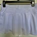 White tennis skirt