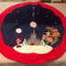 DISNEY Magic Kingdom Cinderella Castle Minnie, Mickey Santa Christmas Tree Skirt