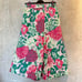 Flower Print Culottes Pants