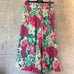 Flower Print Culottes Pants