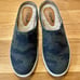 Lifestride Womens Nomad Mule Flat Shoes Green Camouflage Faux Shearling 8 M New