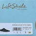 Lifestride Womens Nomad Mule Flat Shoes Green Camouflage Faux Shearling 8 M New