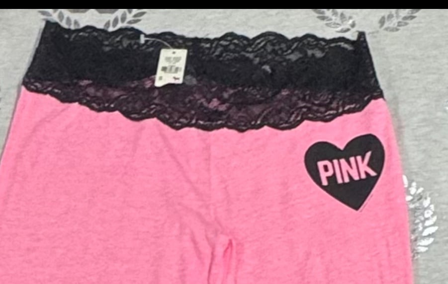 VS PINK VINTAGE SLEEP/LOUNGE PANTS SMALL NWT
