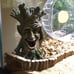 Hollow tree trunk for fish tank