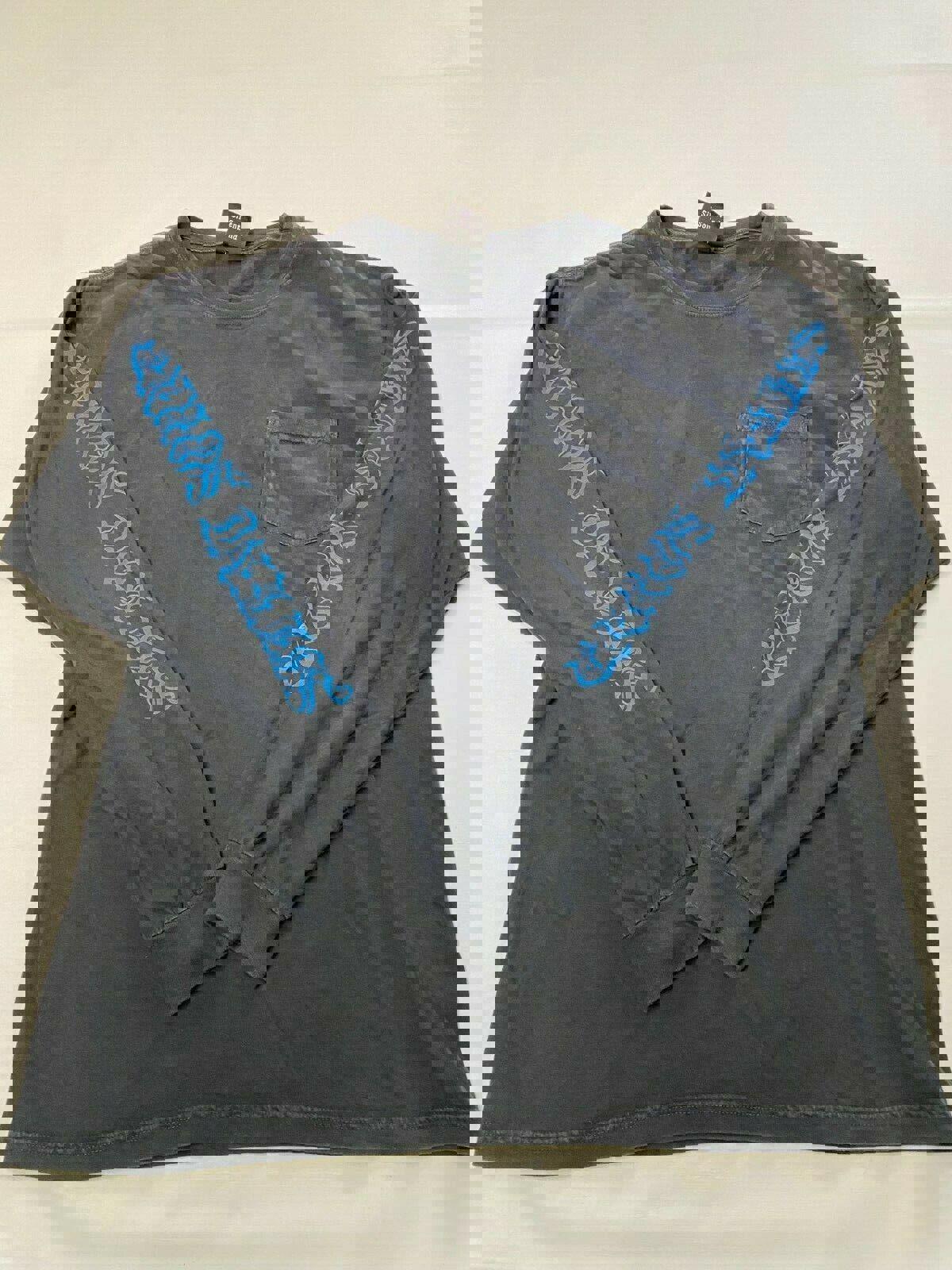 Mens SILENT SOUND Black Long Sleeve Shirt Sz L