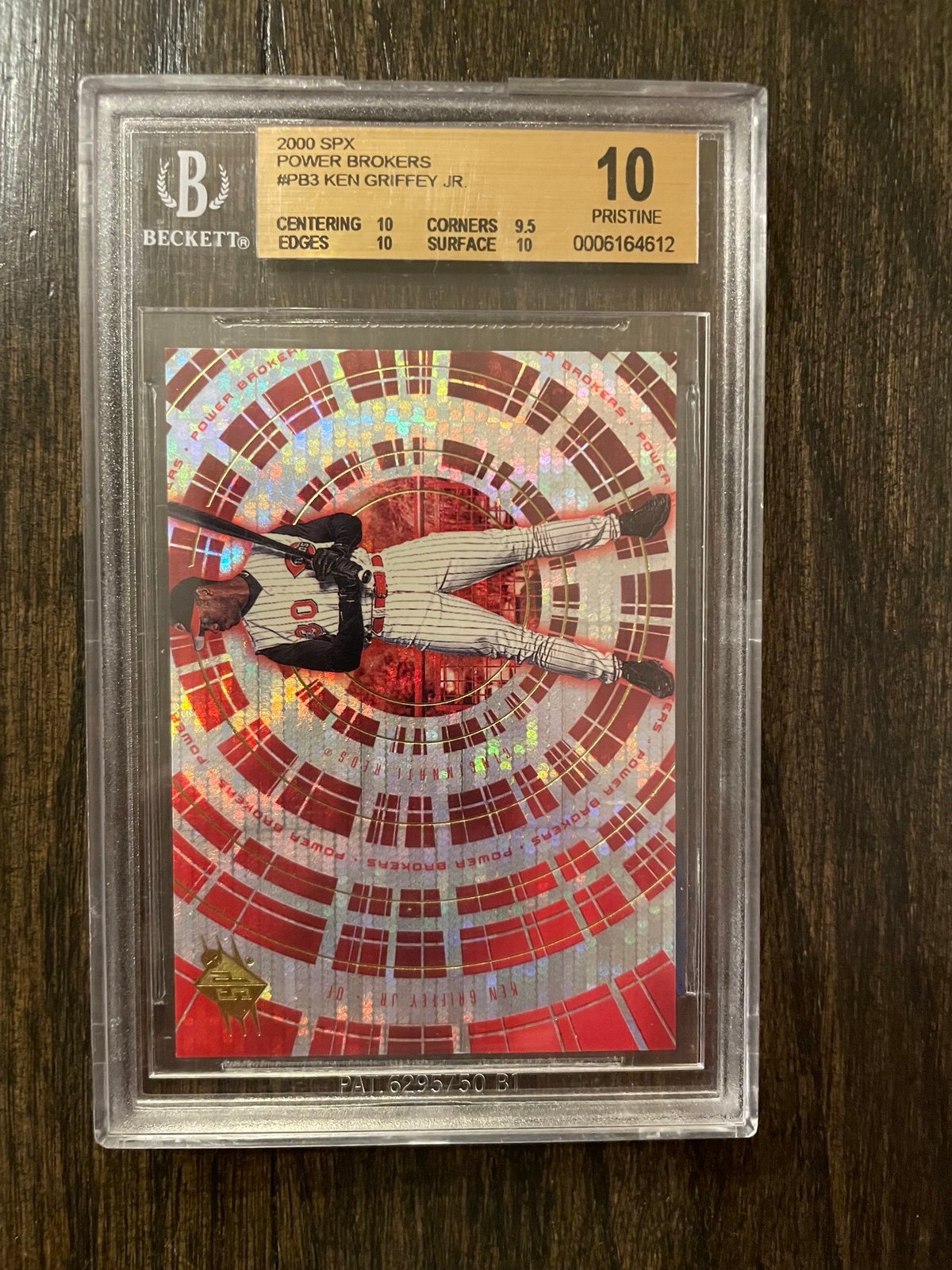 2000 spx power brokers Ken Griffey jr Beckett 10 pristine PSA 10